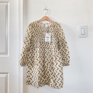 Zara Kids FLORAL PLUMETIS DRESS
